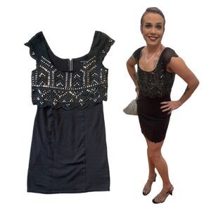 American Eagle Outfitters Embellished Sequin Mini Dress Size XS